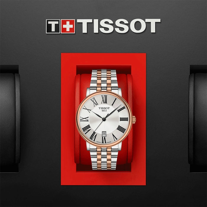 TISSOT Men’s Quartz Swiss Made Stainless Steel Silver Dial 40mm Watch T122.410.22.033.00