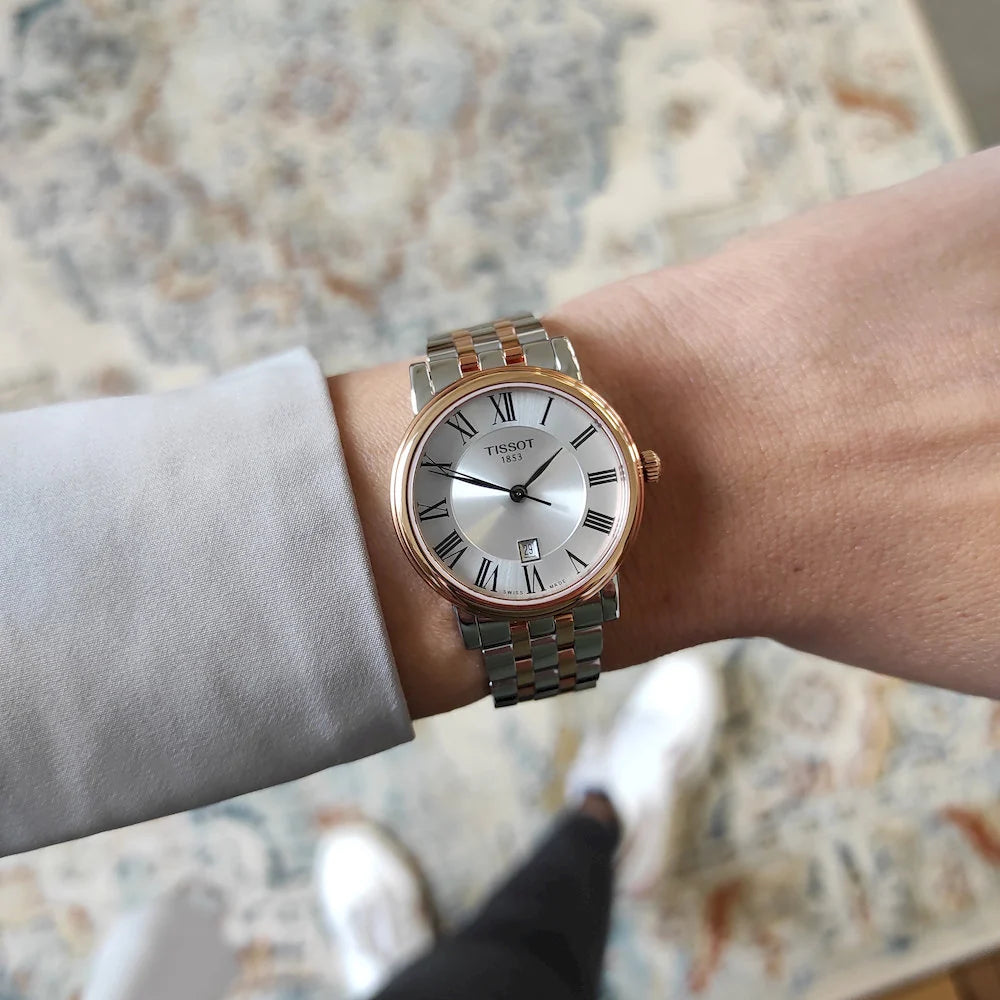 Tissot Women’s Quartz Swiss Made Stainless Steel Silver Dial 30mm Watch T122.210.22.033.01
