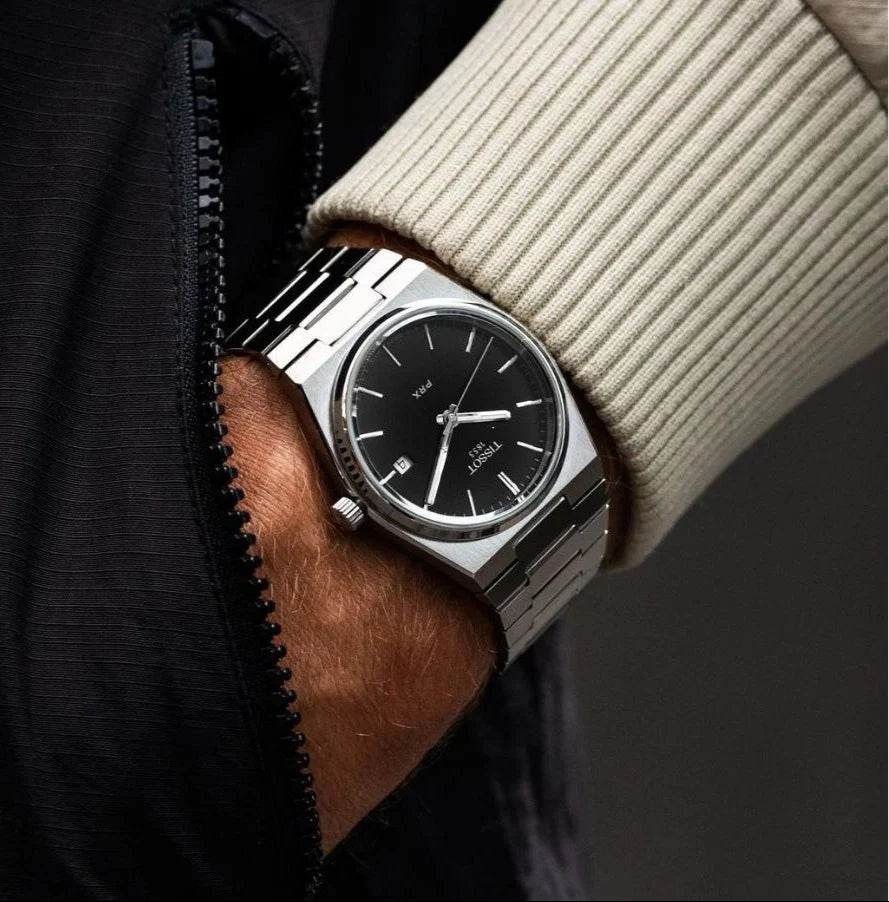 TISSOT PRX Men’s Quartz Swiss Made Stainless Steel Black Dial 40mm Watch T137.410.11.051.00