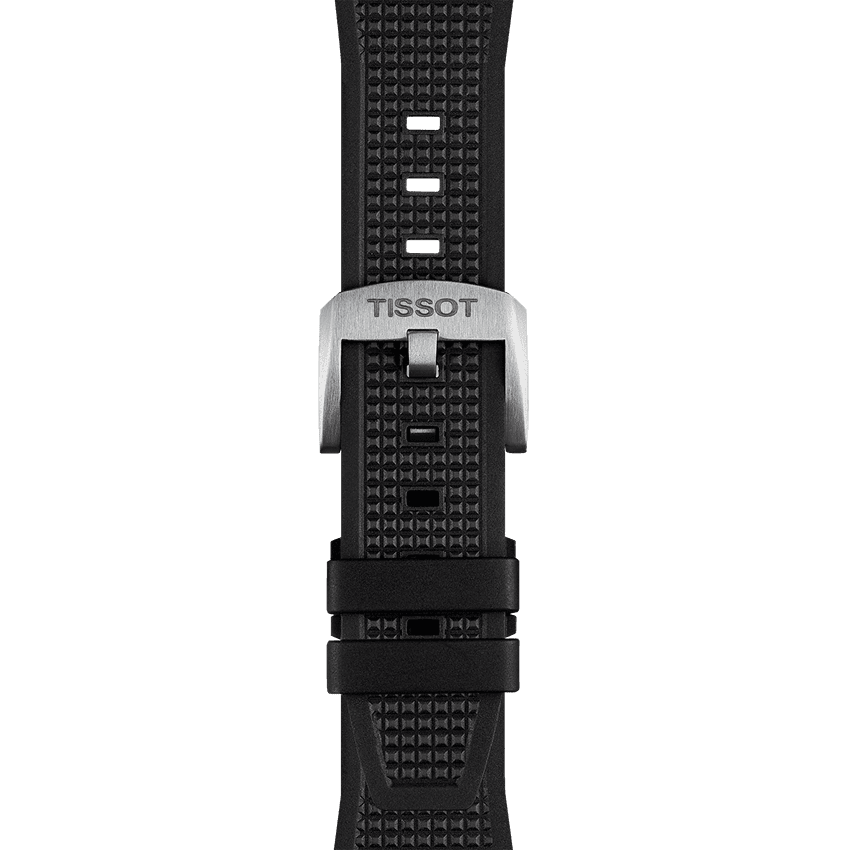 TISSOT PRX Men’s Quartz Swiss Made Black Silicone Strap Blue Dial 40mm Watch T137.410.17.041.00