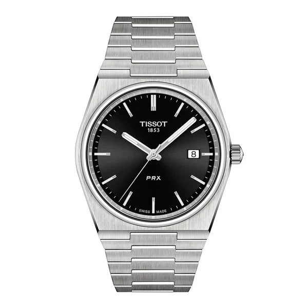 TISSOT PRX Men’s Quartz Swiss Made Stainless Steel Black Dial 40mm Watch T137.410.11.051.00