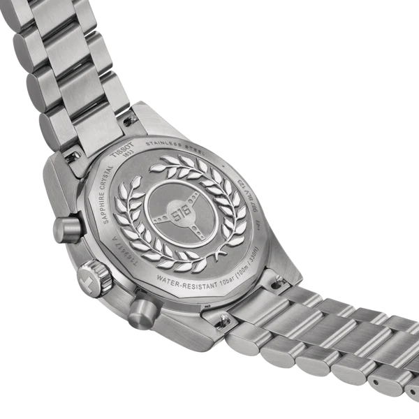 TISSOT PRS516 Men’s Quartz Swiss Made Silver Stainless Steel Black Dial 40mm Watch T149.417.11.051.00