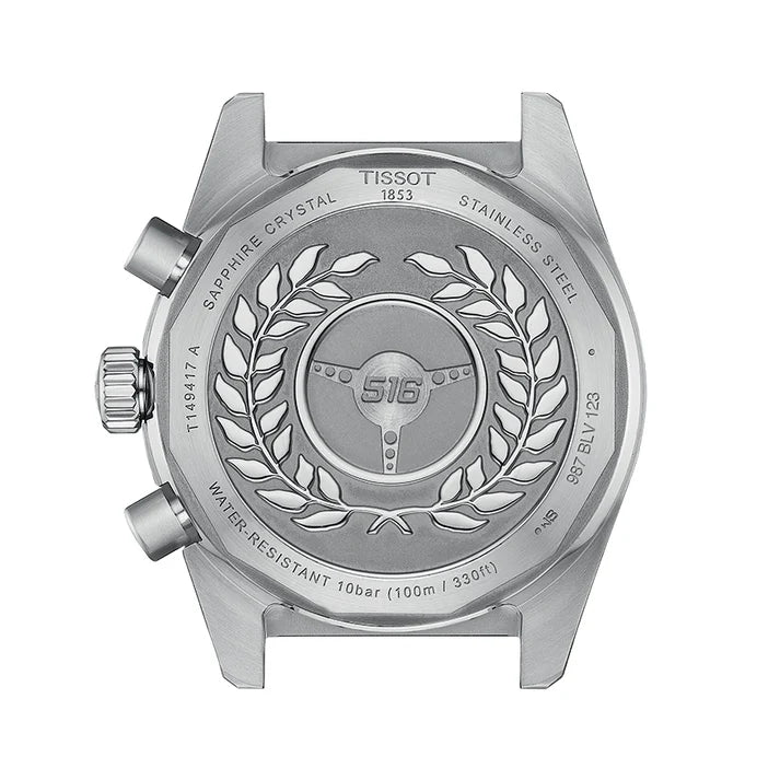 TISSOT PRS516 Men’s Quartz Swiss Made Silver Stainless Steel Black Dial 40mm Watch T149.417.11.051.00