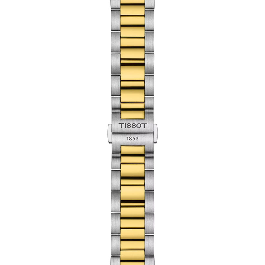 TISSOT Men’s Quartz Swiss Made Two-tone Stainless Steel Silver Dial 40mm Watch T150.417.22.031.00