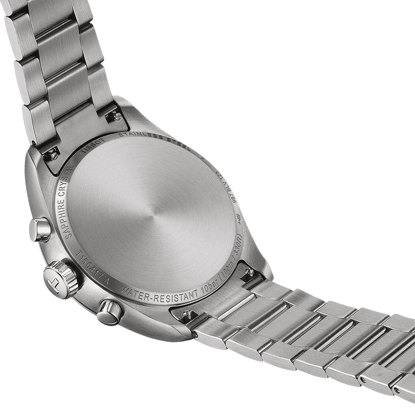 TISSOT Men’s Quartz Swiss Made Silver Stainless Steel Green Dial 40mm Watch T150.417.11.091.00