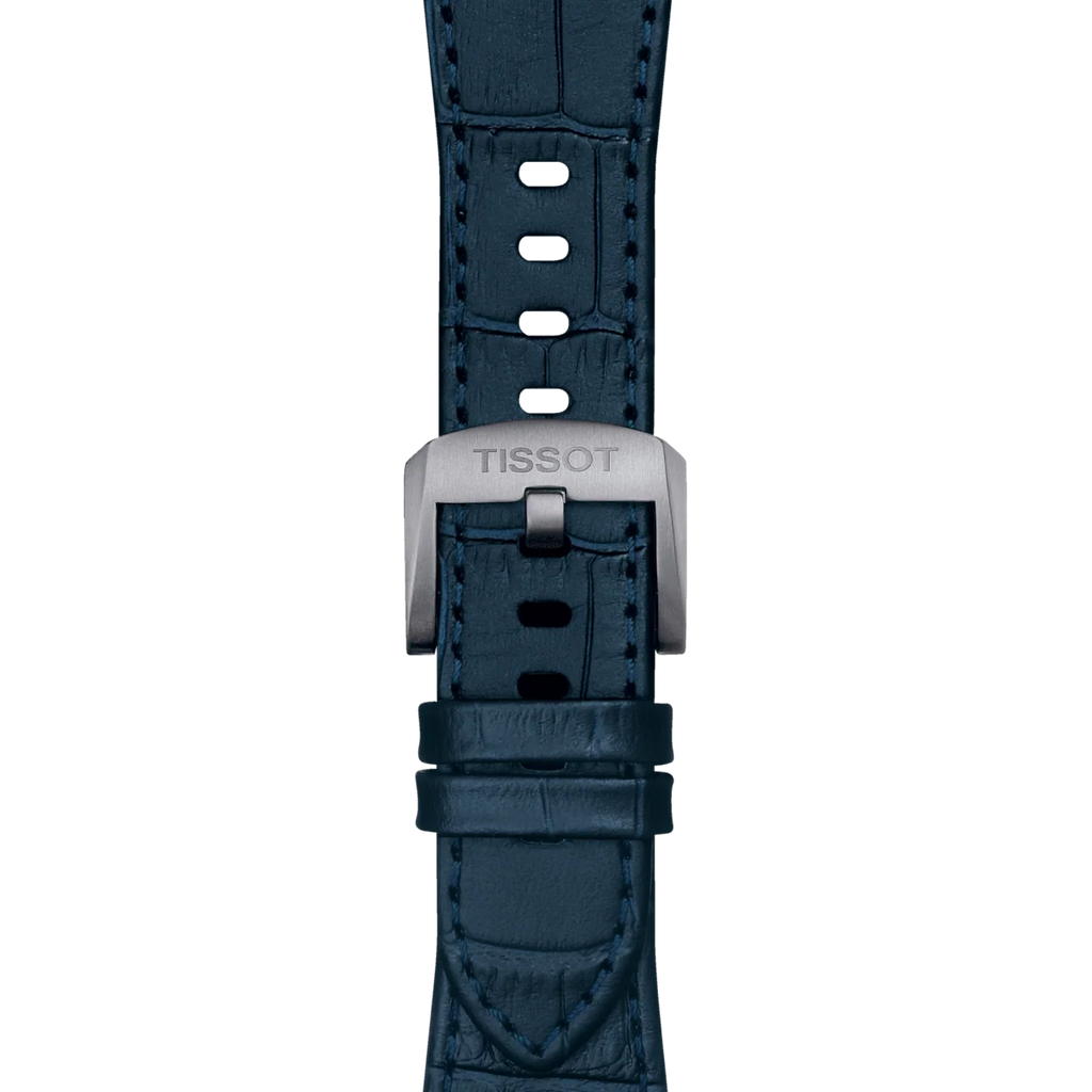 TISSOT PRX Men’s Quartz Swiss Made Blue Leather Strap Blue Dial 40mm Watch T137.410.16.041.00
