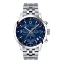 TISSOT PRC 200 Chronograph Men’s Quartz Swiss Made Silver Stainless Steel Blue Dial 42mm Watch T114.417.11.047.00
