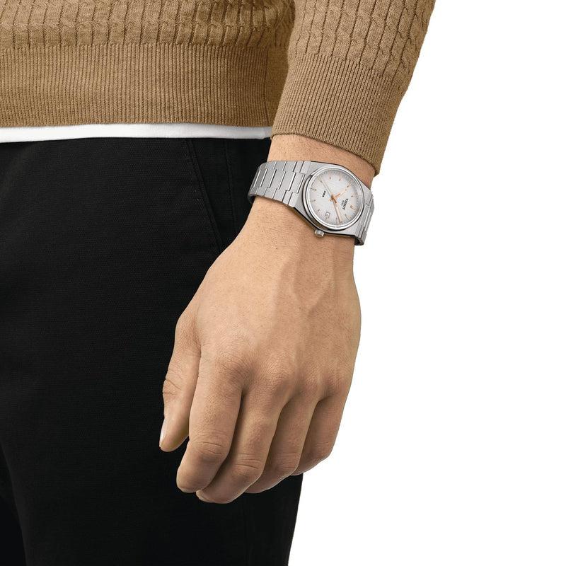 TISSOT PRX Men’s Quartz Swiss Made Stainless Steel Silver Dial 40mm Watch T137.410.11.031.00