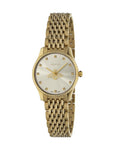 Gucci Women’s Quartz Stainless Steel Swiss Made Silver Dial 29mm Watch YA1265021
