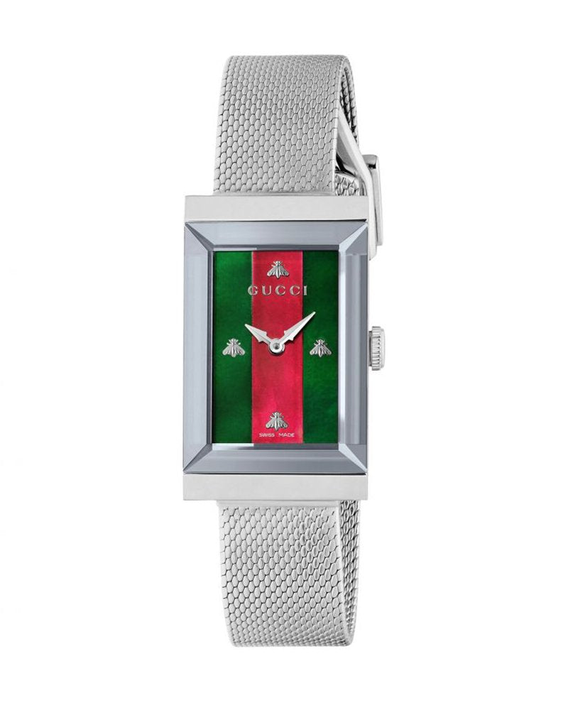 Gucci Women’s Swiss Made Quartz Stainless Steel Multi Dial 21mm Watch YA147401