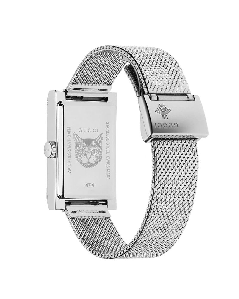 Gucci Women’s Swiss Made Quartz Stainless Steel Multi Dial 21mm Watch YA147401