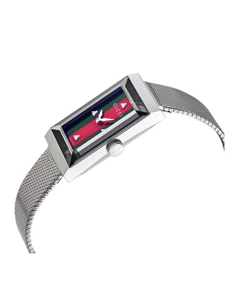 Gucci Women’s Swiss Made Quartz Stainless Steel Multi Dial 21mm Watch YA147401