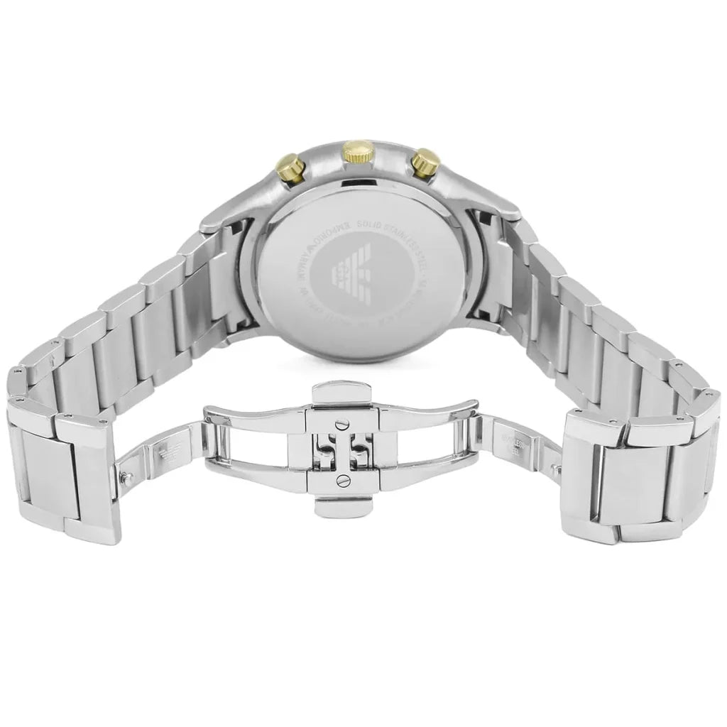 Emporio Armani Men’s Quartz Chronograph Stainless Steel 43mm Watch AR11047