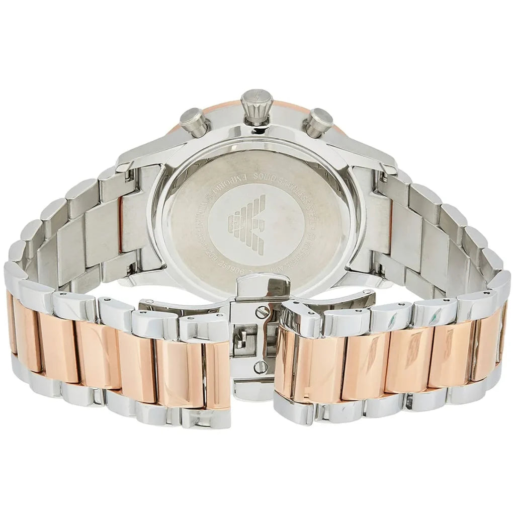 Emporio Armani Men’s Chronograph Quartz Stainless Steel White Dial 44mm Watch AR11209