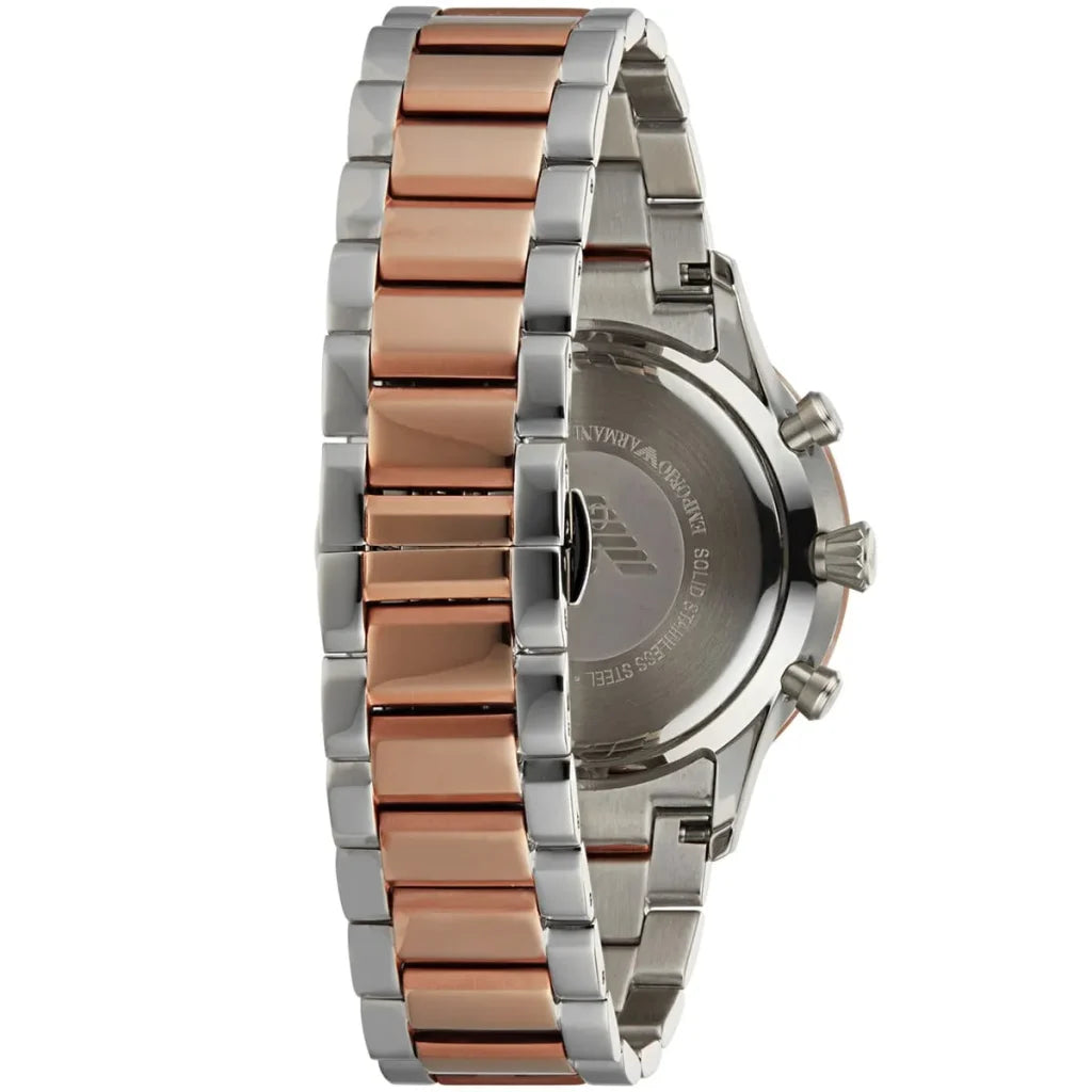 Emporio Armani Men’s Chronograph Quartz Stainless Steel White Dial 44mm Watch AR11209