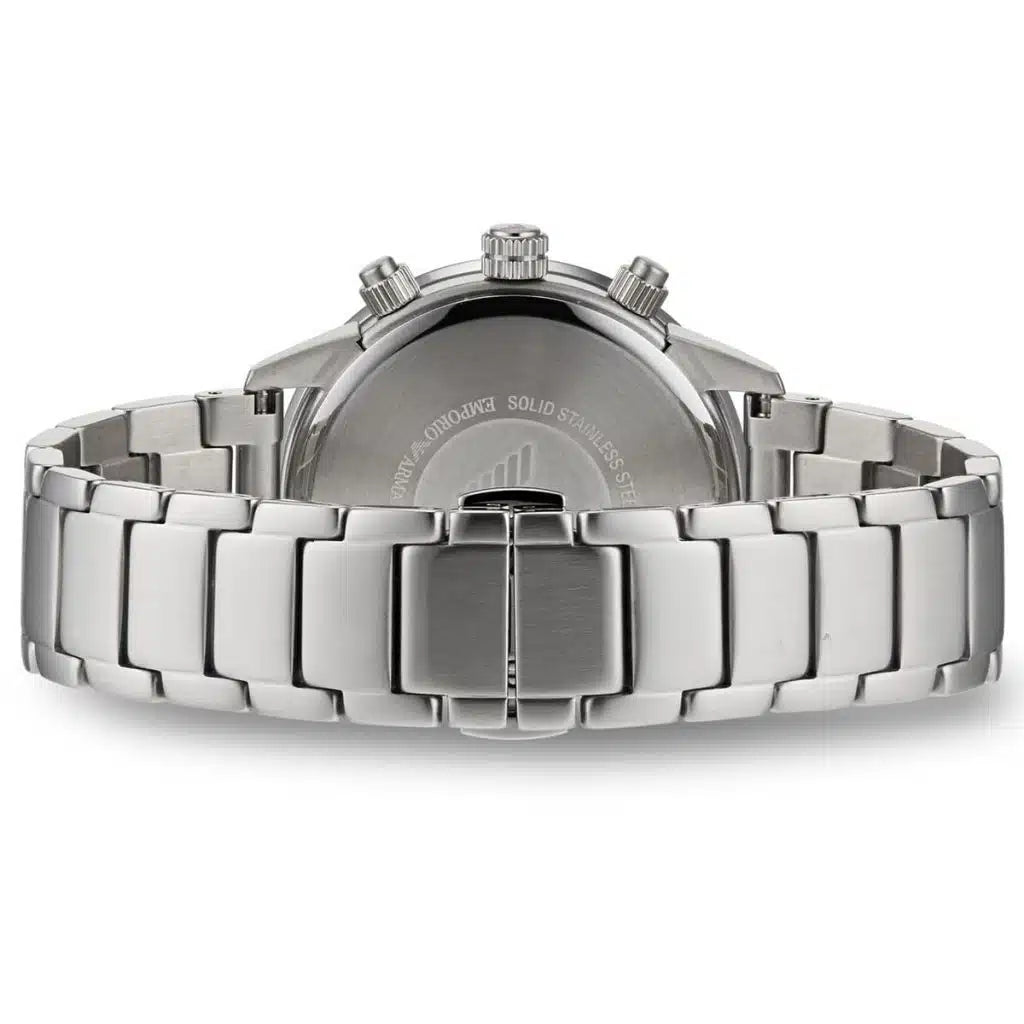 Emporio Armani Men’s Quartz Stainless Steel Blue Dial 44mm Watch AR11306