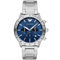 Emporio Armani Men’s Quartz Stainless Steel Blue Dial 44mm Watch AR11306
