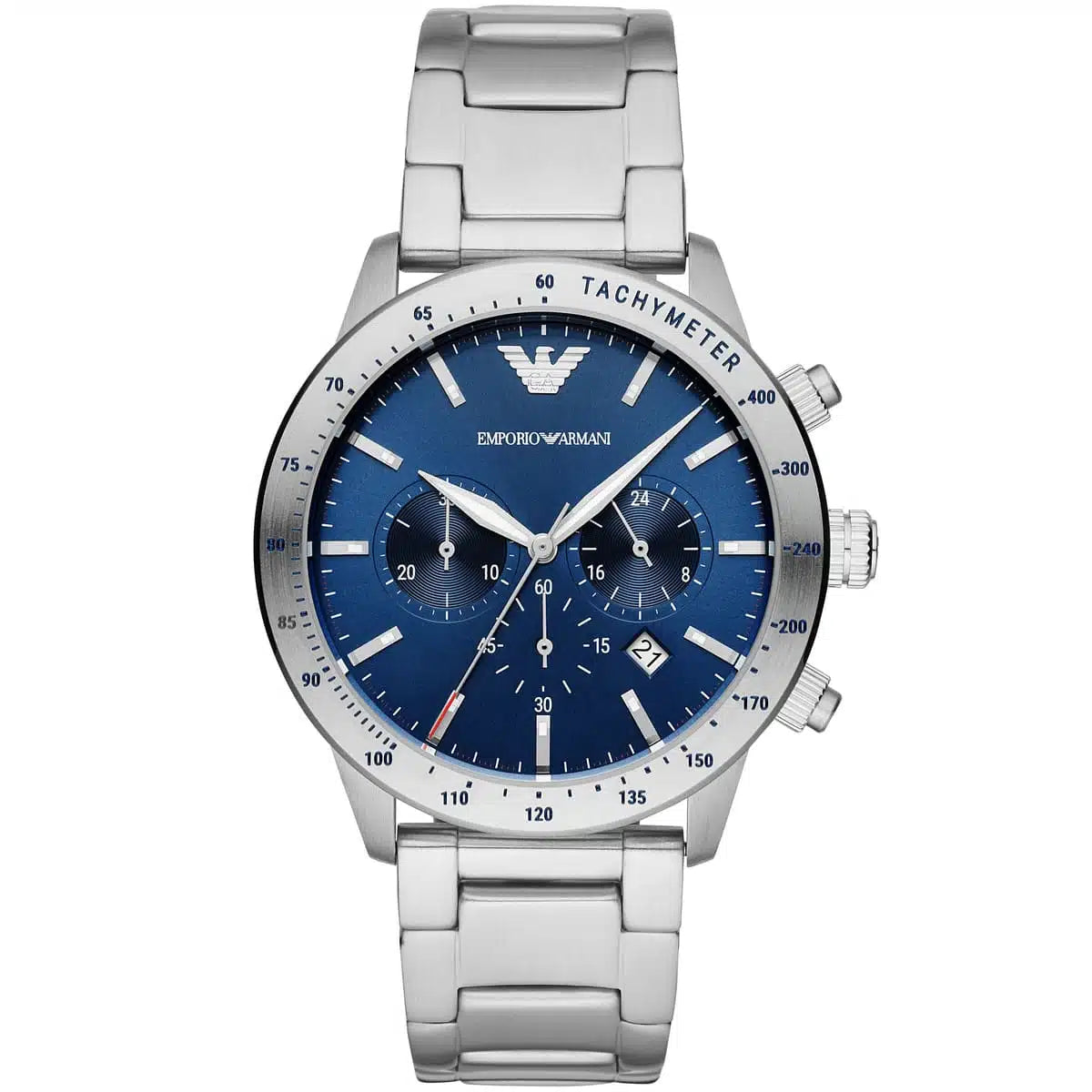 Emporio Armani Men’s Quartz Stainless Steel Blue Dial 44mm Watch AR11306
