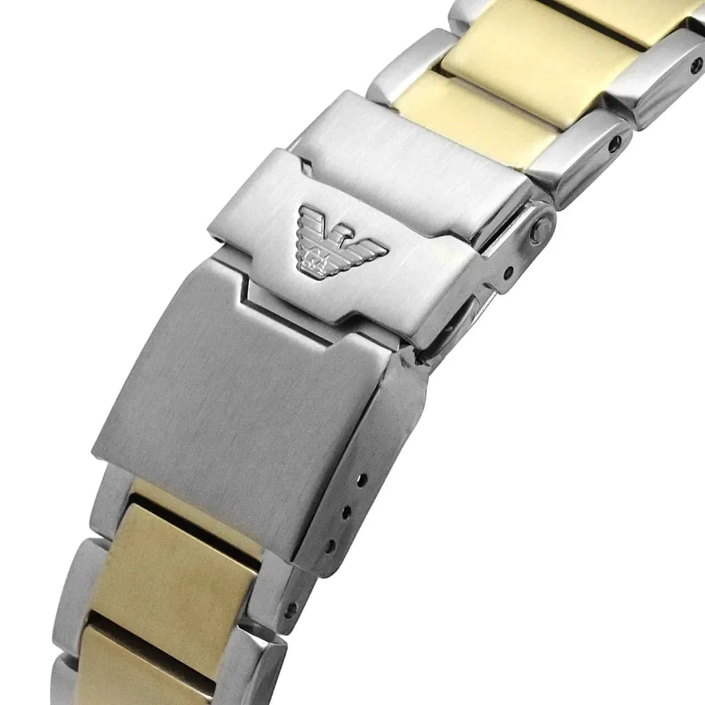 Emporio Armani Men’s Quartz Stainless Steel Green Dial 43mm Watch AR11361