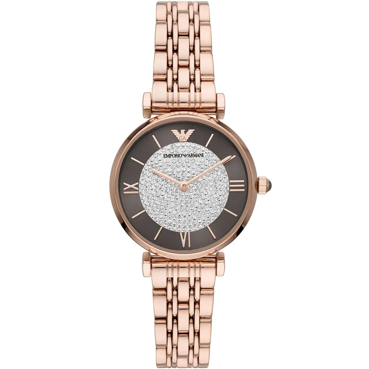 Emporio Armani Women’s Quartz Stainless Steel Brown Dial 32mm Watch AR11402
