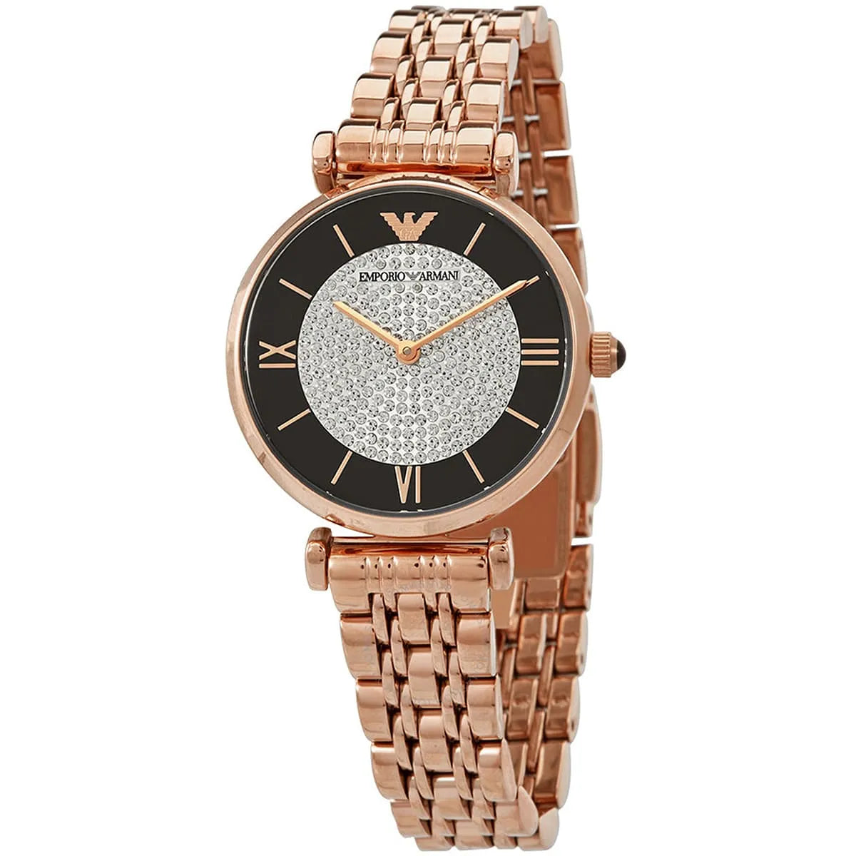 Emporio Armani Women’s Quartz Stainless Steel Brown Dial 32mm Watch AR11402
