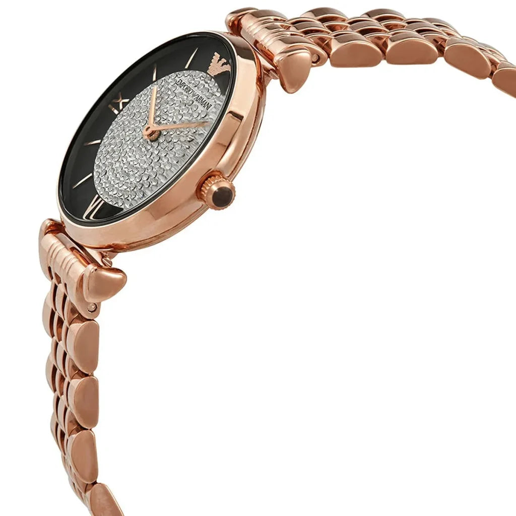 Emporio Armani Women’s Quartz Stainless Steel Brown Dial 32mm Watch AR11402