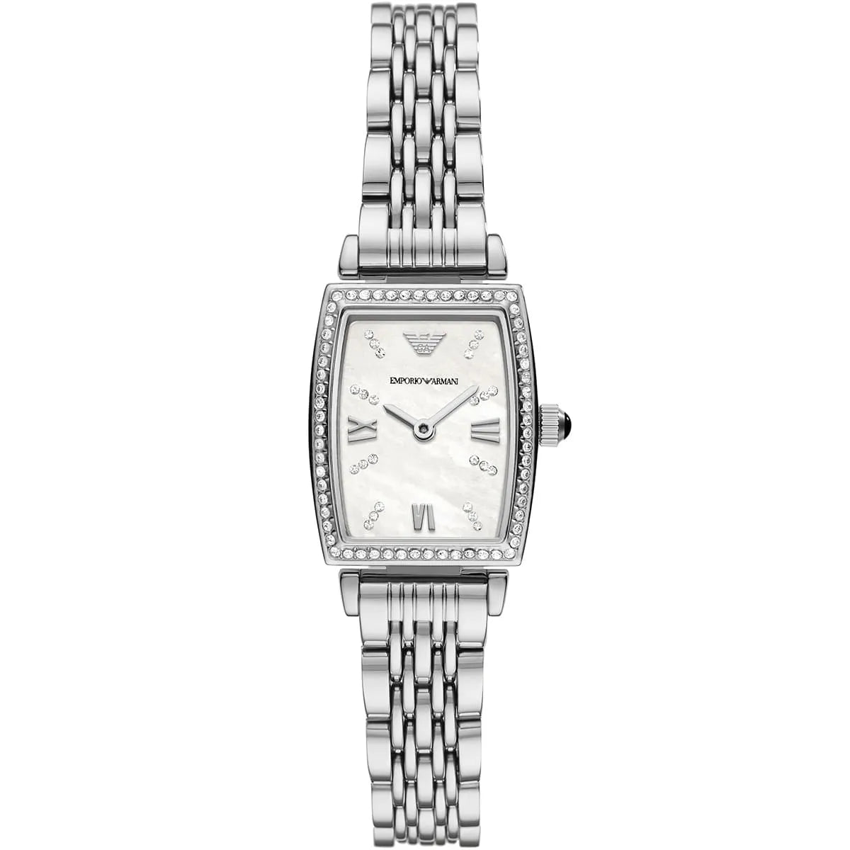 Emporio Armani Women’s Analog Quartz Stainless Steel White Dial 26mm Watch AR11405