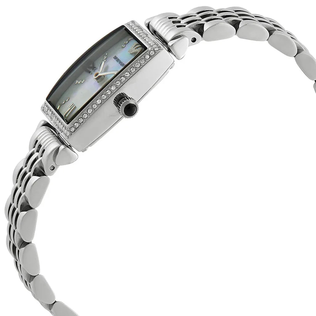 Emporio Armani Women’s Analog Quartz Stainless Steel White Dial 26mm Watch AR11405
