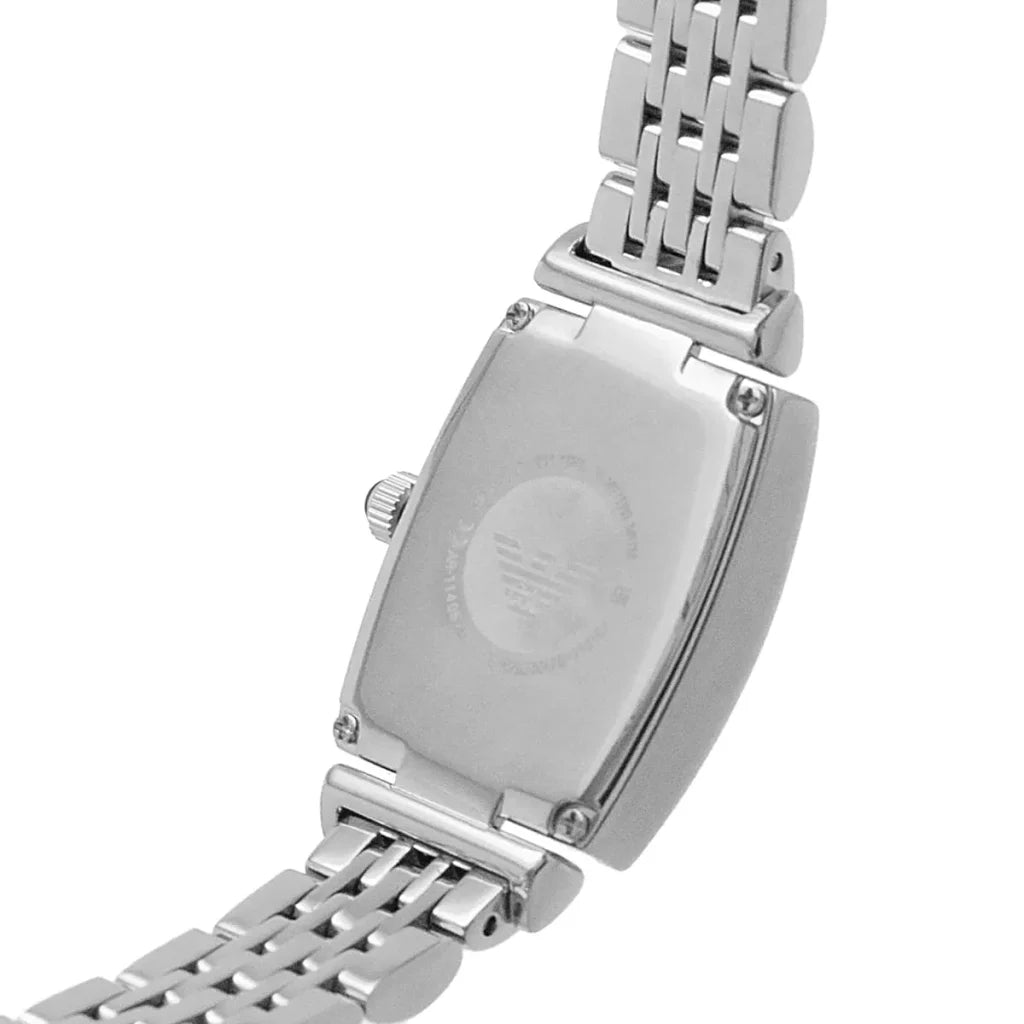 Emporio Armani Women’s Analog Quartz Stainless Steel White Dial 26mm Watch AR11405