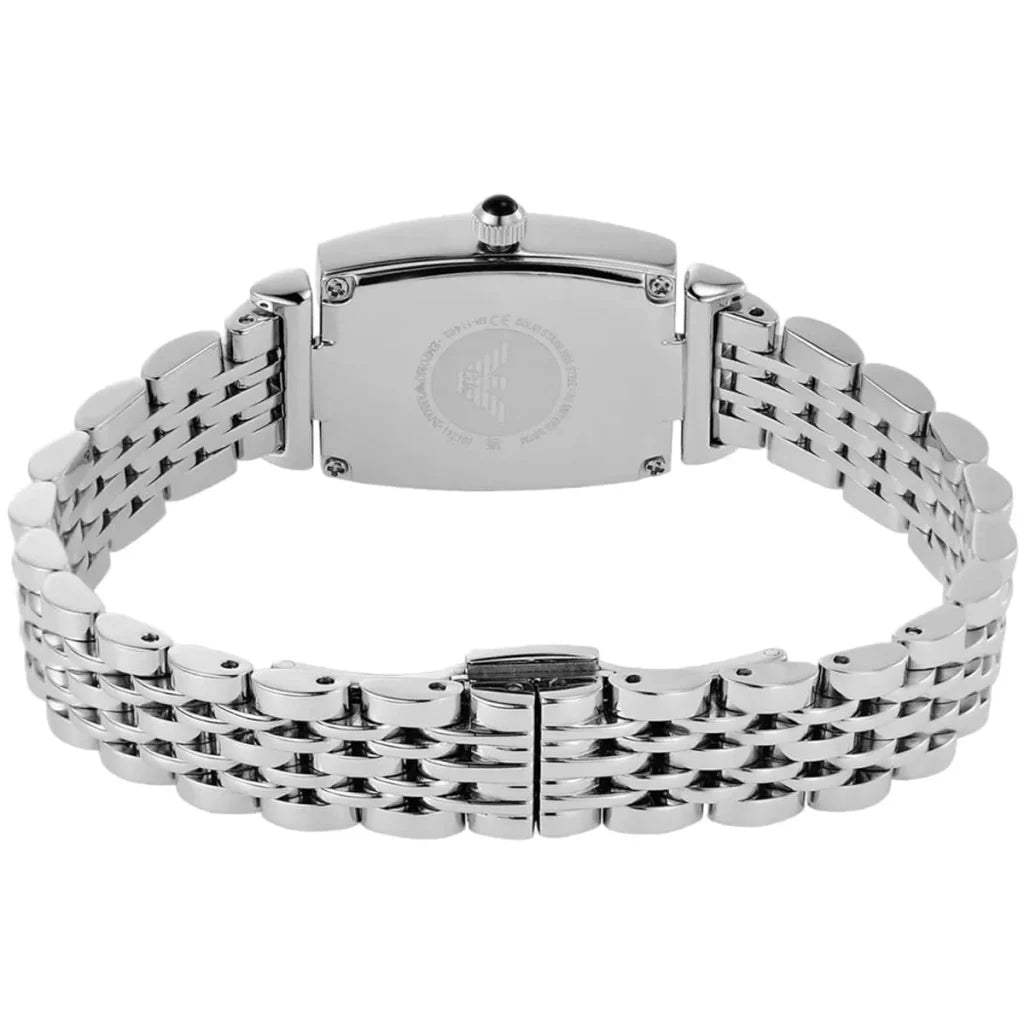 Emporio Armani Women’s Analog Quartz Stainless Steel White Dial 26mm Watch AR11405