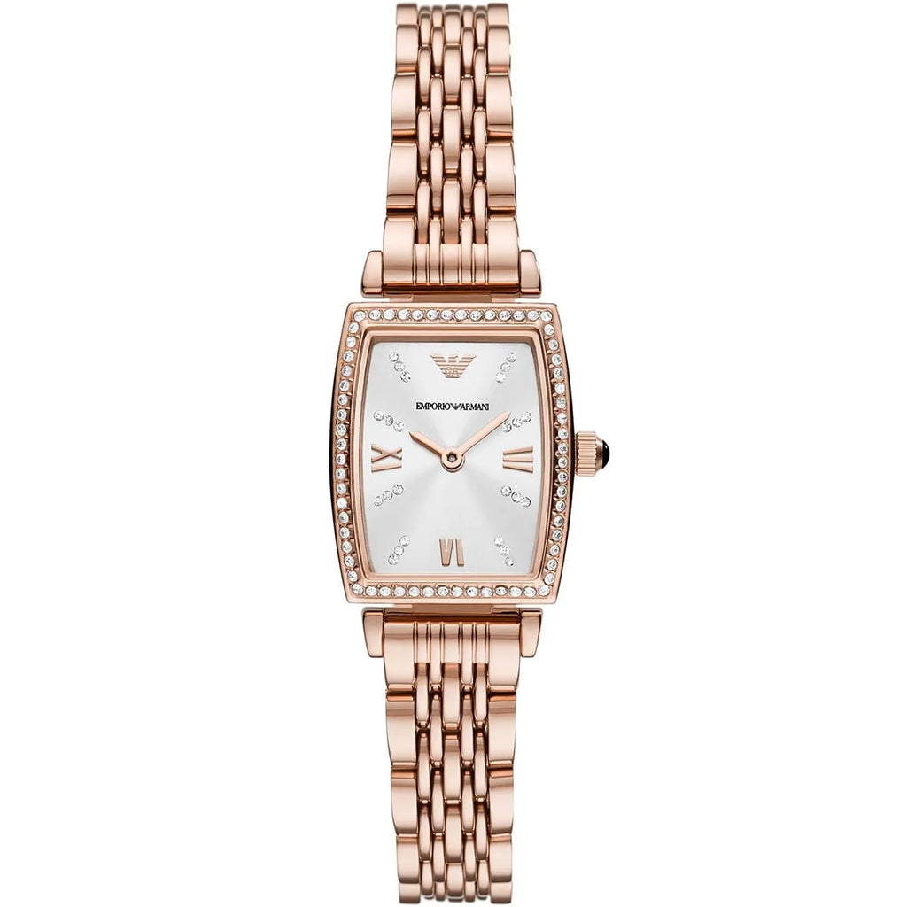 Emporio Armani Women’s Quartz Stainless Steel White Dial 26mm Watch AR11406