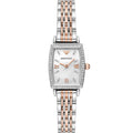 Emporio Armani Women’s Quartz Two Tone Stainless Steel White Dial 26mm Watch AR11519