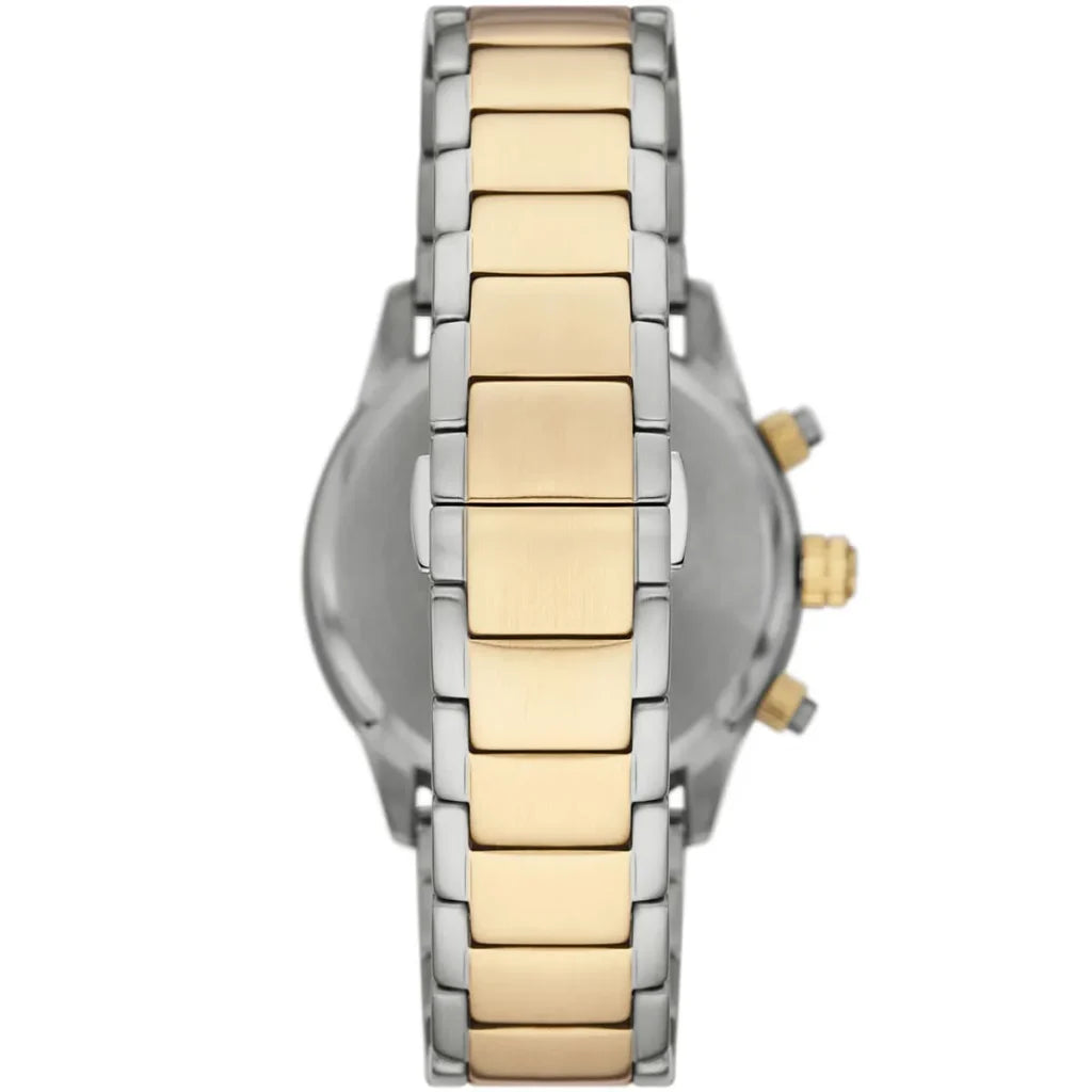 Emporio Armani Men’s Quartz Two-tone Stainless Steel Black Dial 43mm Watch AR11521
