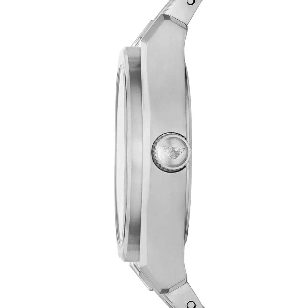 Emporio Armani Women’s Quartz Silver Stainless Steel Mother Of Pearl Dial 32mm Watch AR11557