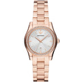 Emporio Armani Women’s Quartz Rose Gold Stainless Steel Silver Dial 32mm Watch AR11558