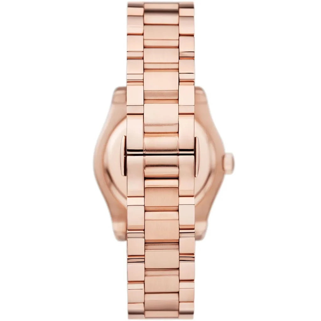 Emporio Armani Women’s Quartz Rose Gold Stainless Steel Silver Dial 32mm Watch AR11558
