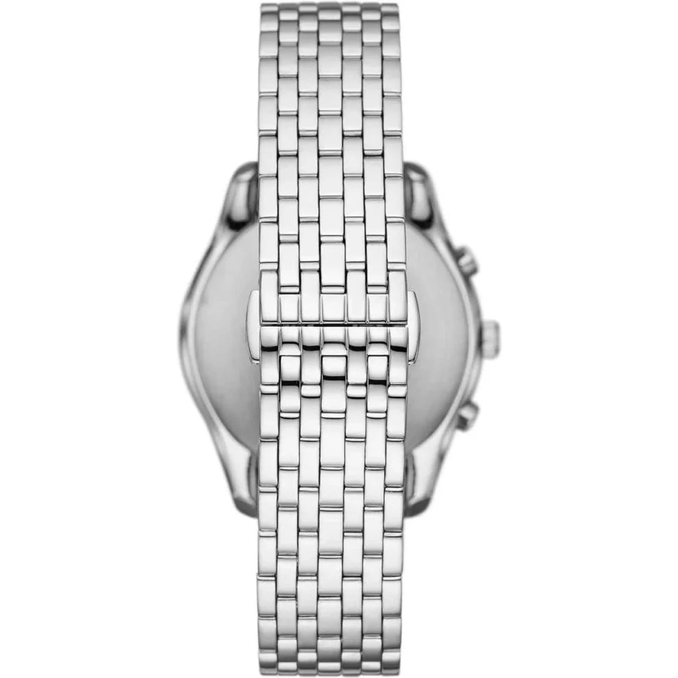 Emporio Armani Men’s Quartz Silver Stainless Steel Blue Dial 41mm Watch AR11582