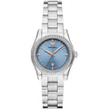 Emporio Armani Women’s Quartz Silver Stainless Steel Blue Dial 32mm Watch AR11593