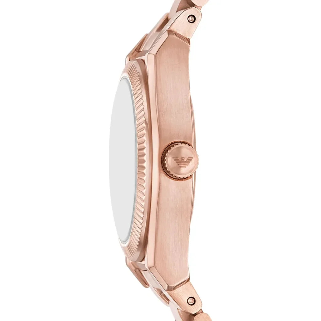 Emporio Armani Women’s Quartz Rose Gold Stainless Steel Green Dial 32mm Watch AR11639