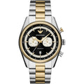 Emporio Armani Men’s Quartz Two-Tone Stainless Steel Black Dial 42mm Watch AR11678