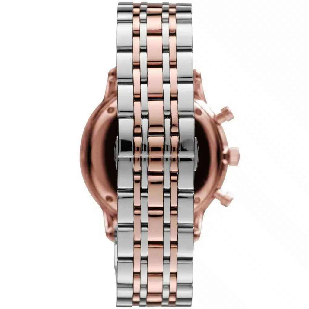 Emporio Armani Men’s Chronograph Quartz Two-tone Stainless Steel 43mm Watch AR1721