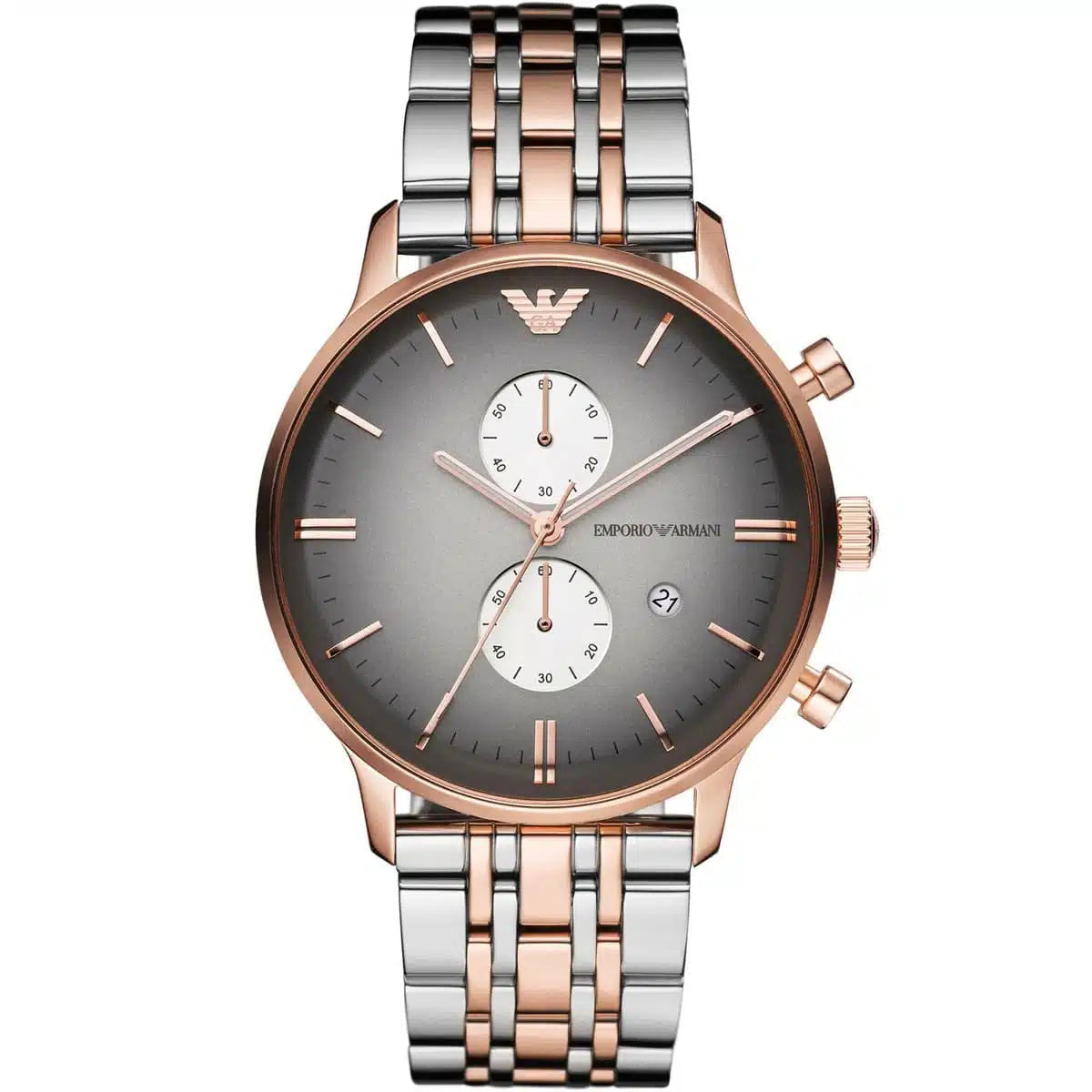 Emporio Armani Men’s Chronograph Quartz Two-tone Stainless Steel 43mm Watch AR1721