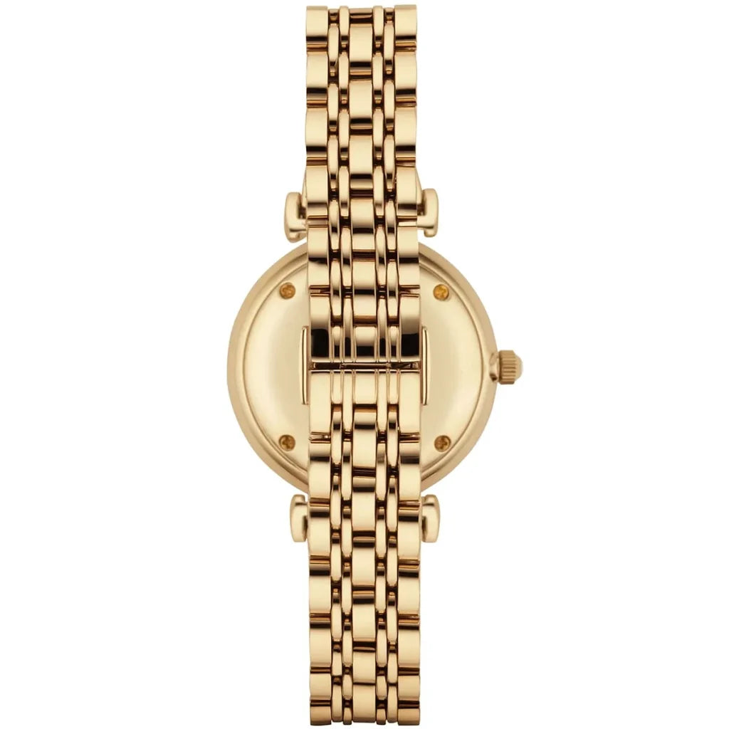 Emporio Armani Women’s Analog Stainless Steel Silver Dial 32mm Watch AR1877
