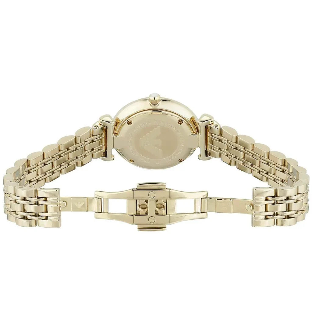Emporio Armani Women’s Analog Stainless Steel Silver Dial 32mm Watch AR1877