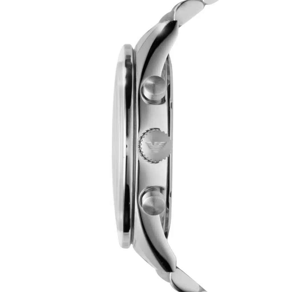 Emporio Armani Men’s Chronograph Quartz Stainless Steel Black Dial 46mm Watch AR5988