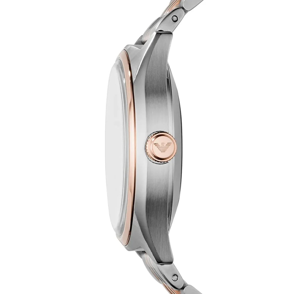 Emporio Armani Men’s Automatic Two-Two Stainless Steel White Dial 43mm AR60002
