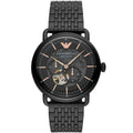 Emporio Armani Men’s Automatic Stainless Steel Black Dial 43mm Watch AR60025