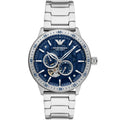 Emporio Armani Men’s Automatic Stainless Steel Blue Dial 43mm Watch AR60052