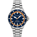 Emporio Armani Men’s Automatic Silver Stainless Steel Blue Dial 42mm Watch AR60090