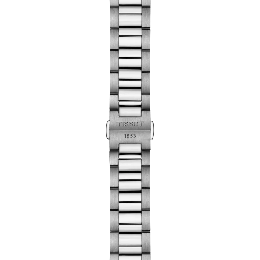 TISSOT Men’s Quartz Swiss Made Silver Stainless Steel Ice Blue Dial 40mm Watch T150.410.11.351.00